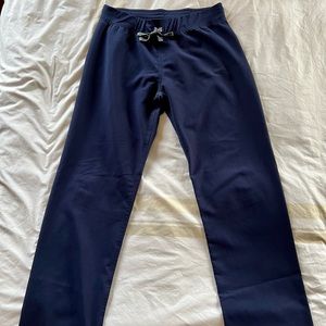 Figs scrub pant medium tall navy blue